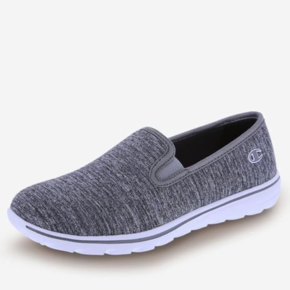 Champion Mesh Gray Slip-On Shoes - Picture 5 of 5